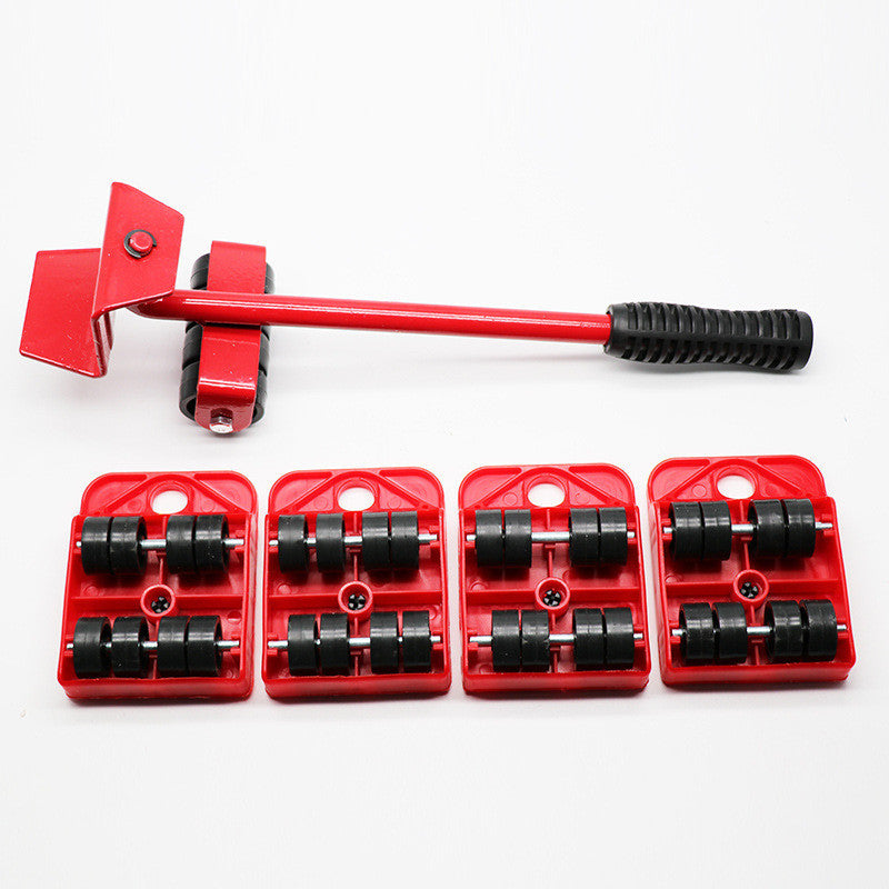 Five-piece Plastic Handling Tool Set For Furniture Heavy Object Mover Moving Mat