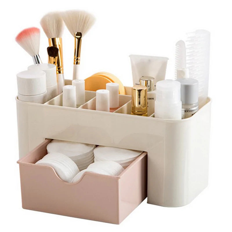 Double Layer Plastic Makeup Organizers