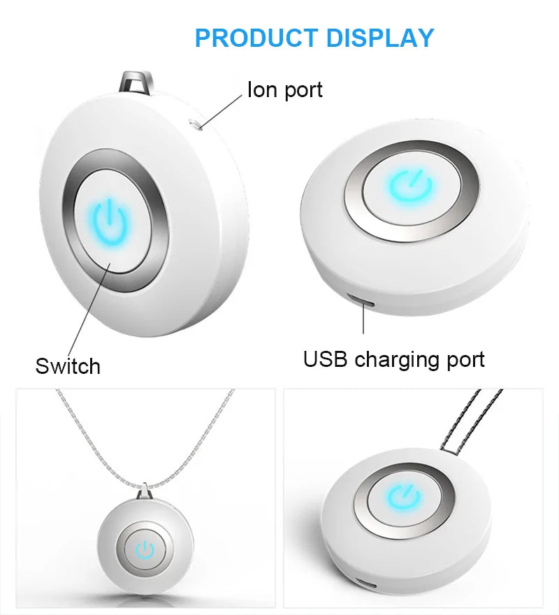 USB Air Purifier Necklace