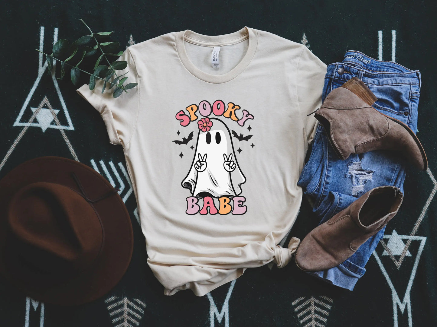 Spooky Babe Shirt,Ghost Shirt, Halloween T-Shirt