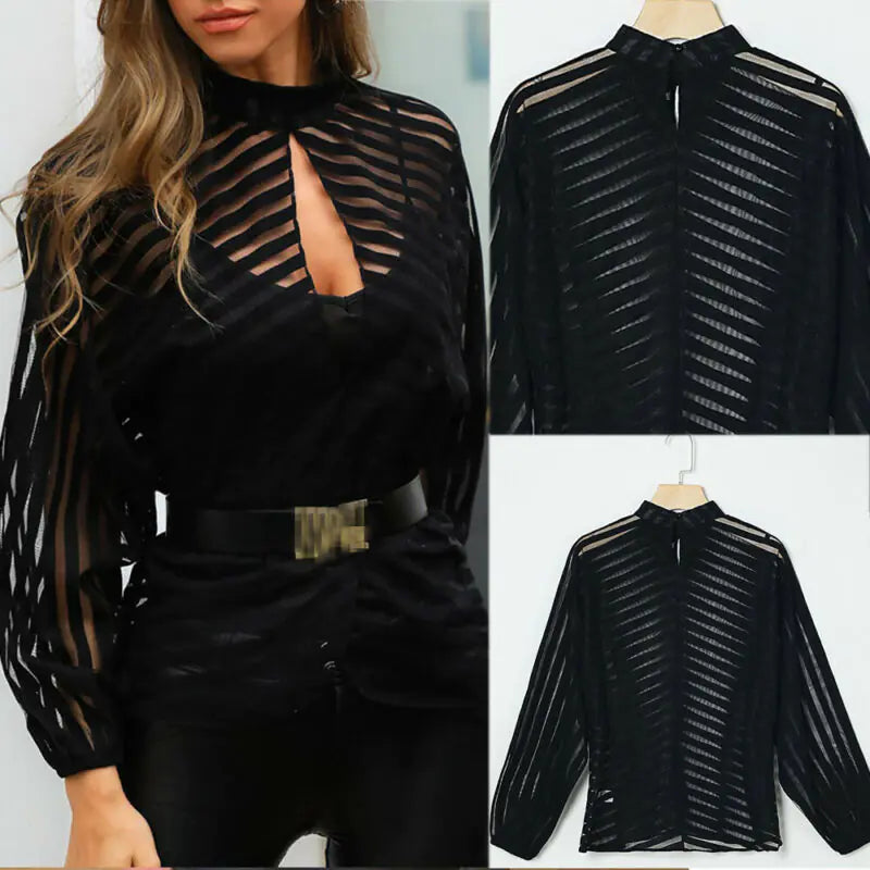 Women's Mesh Net Blouse