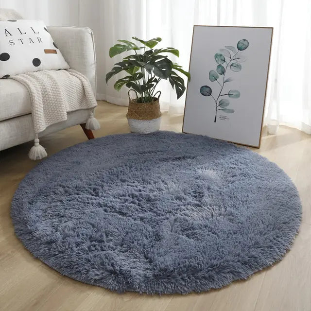 New Warm Thick Round Rug Carpets