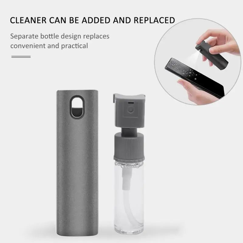 2-in-1 Portable Screen Cleaner with Microfiber Cloth