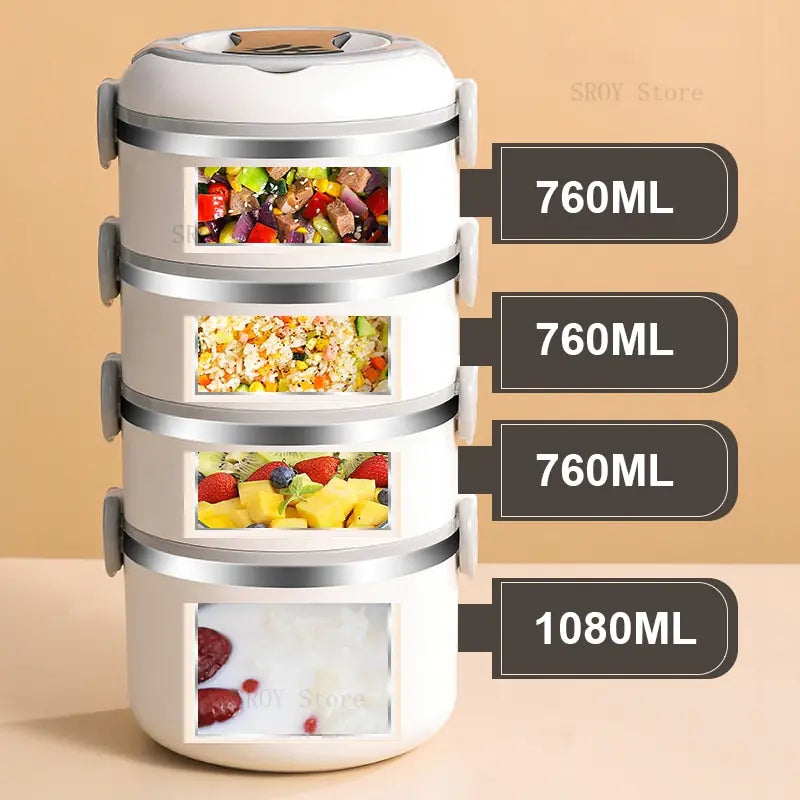 Multi-Layer Stainless Steel Lunch Box