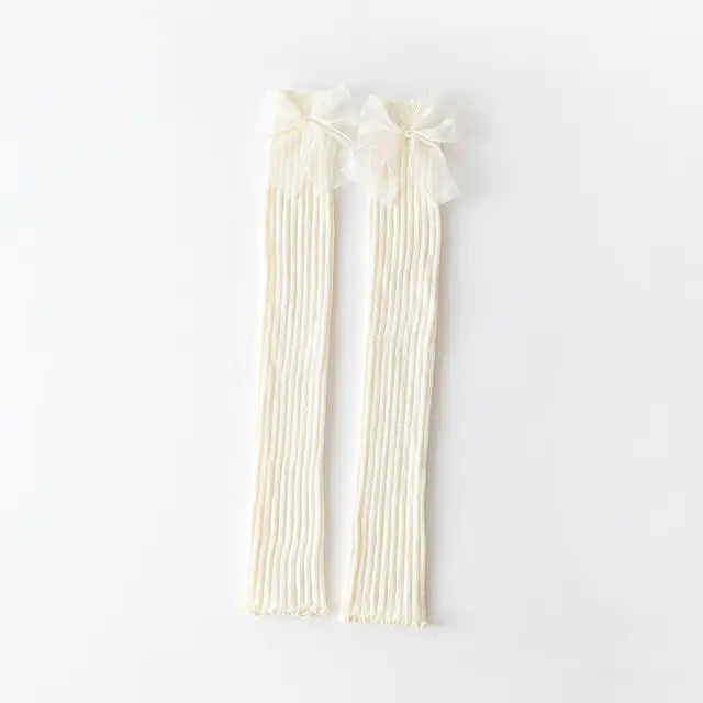 Japanese Lolita Bow Tie Leg Warmers