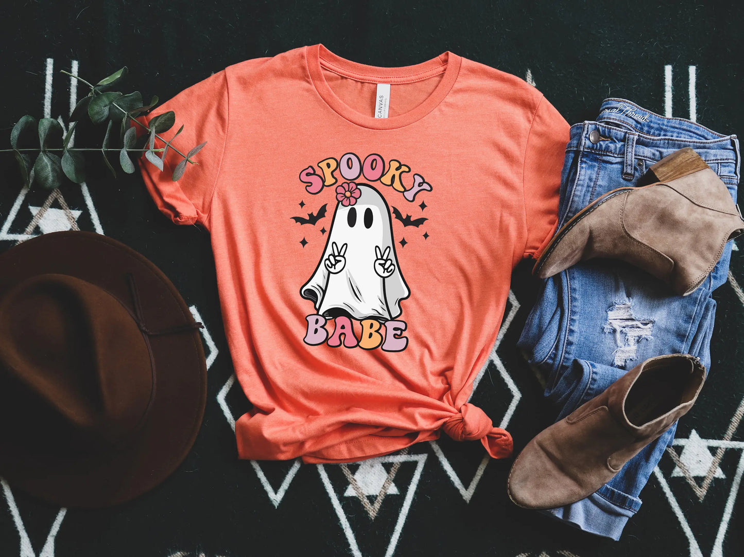 Spooky Babe Shirt,Ghost Shirt, Halloween T-Shirt