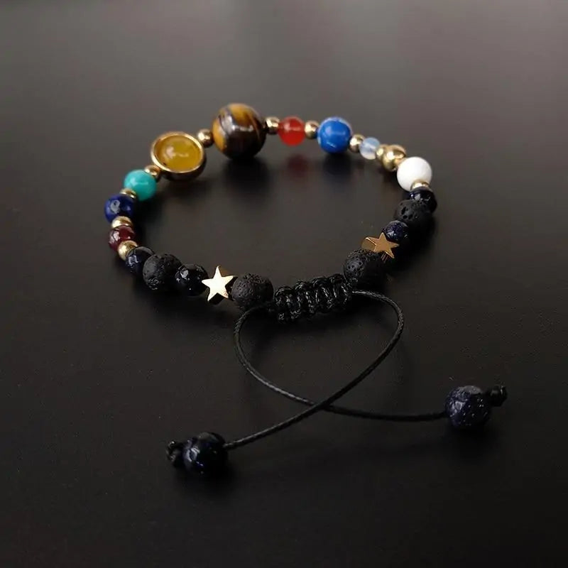 Planets Natural Stone Bracelet