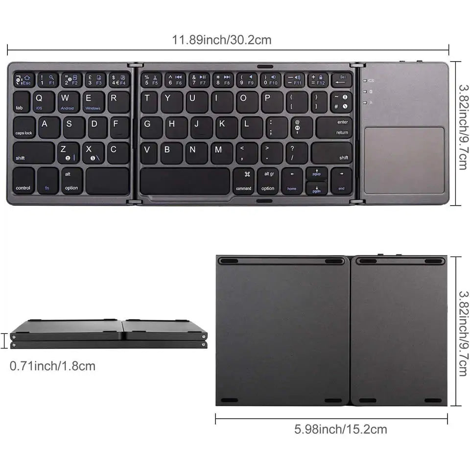 Bluetooth Keyboard W/ Touchpad