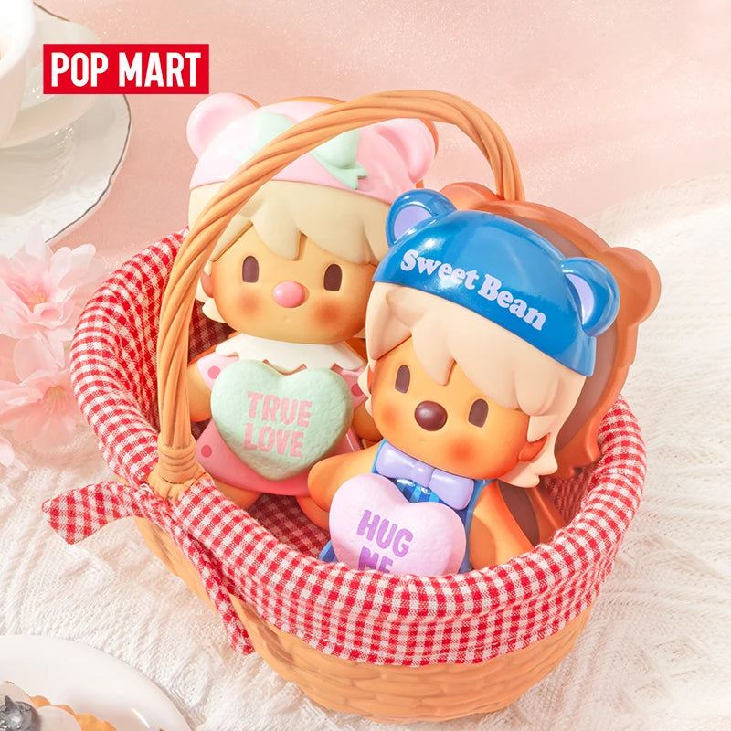 POP MART Sweet Bean Cookie Basket Figurine Set Action Figure Cute Toy