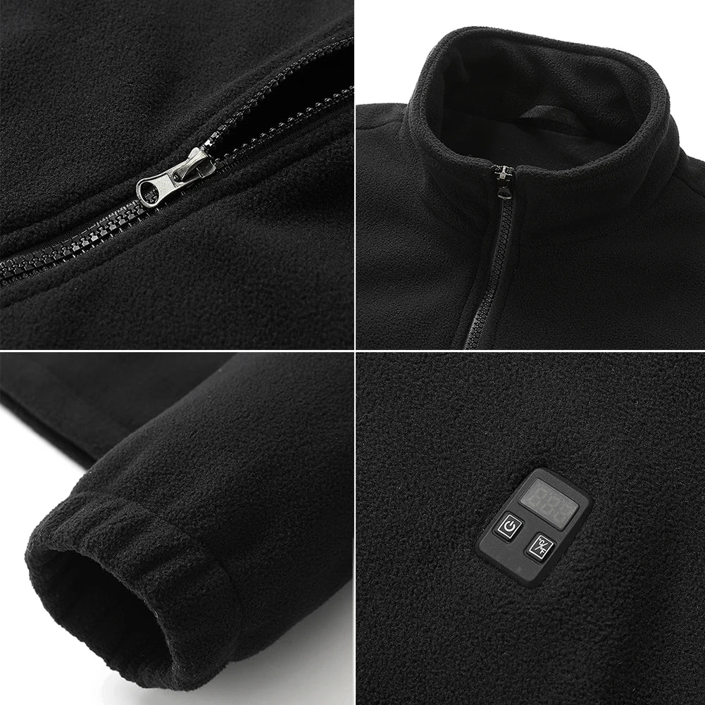 USB Charging Heated Jacket Waterproof Heated Sweater for Hiking/Skiing