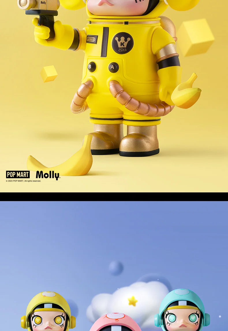 POP MART MEGA SPACE MOLLY 100% SERIES 02-B Mystery Box 1PC/9PCS POPMART Blind Box Action Figure