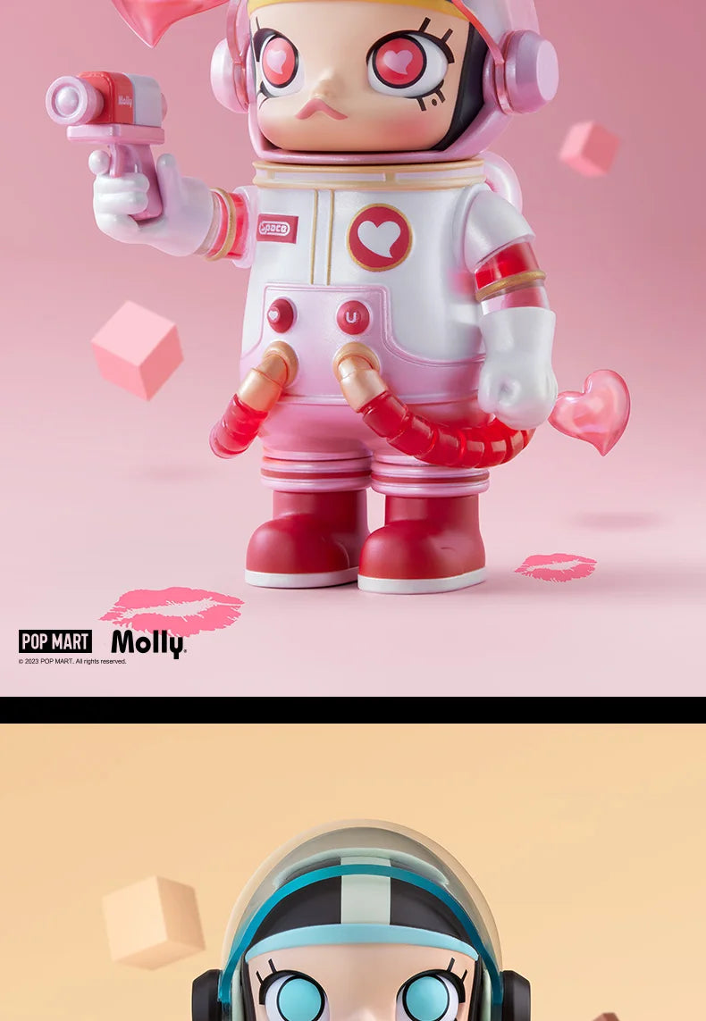 POP MART MEGA SPACE MOLLY 100% SERIES 02-B Mystery Box 1PC/9PCS POPMART Blind Box Action Figure