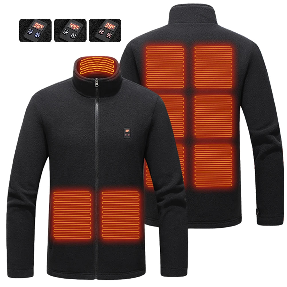 USB Charging Heated Jacket Waterproof Heated Sweater for Hiking/Skiing