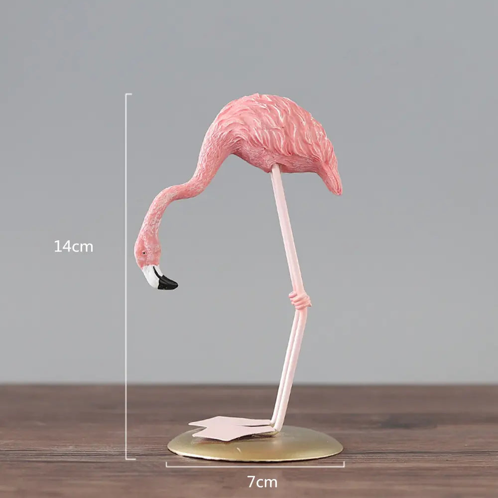 Elegant Pink Flamingo Ornament