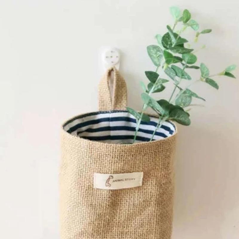 Cotton Linen Storage Basket