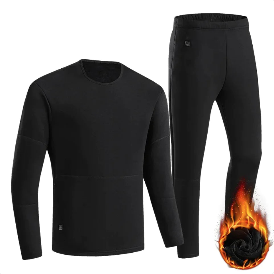 USB Heated Thermal Long Johns