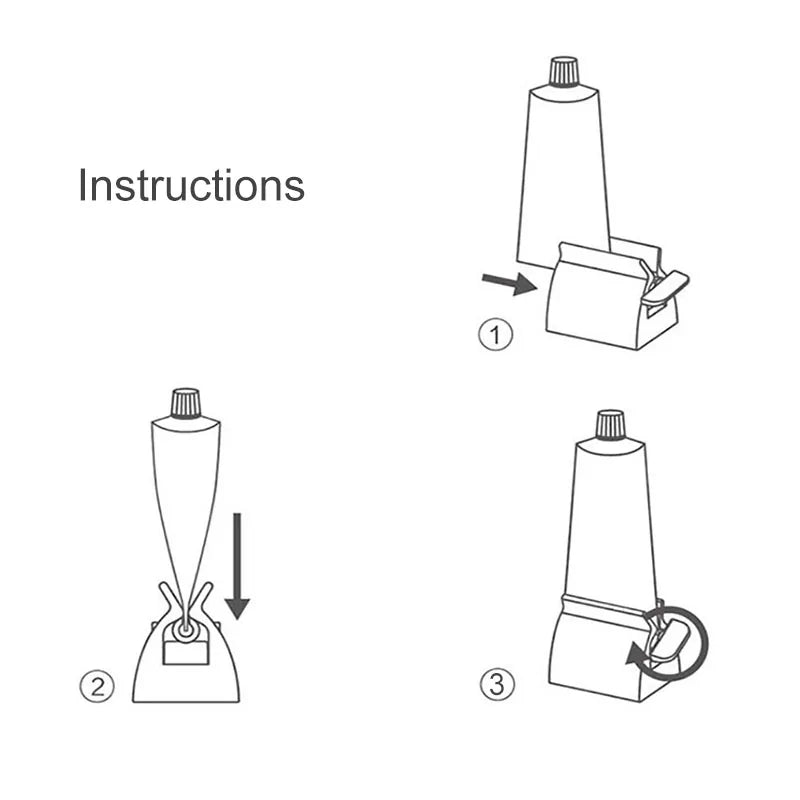 Rolling Tube Toothpaste Squeezer Stand Holder