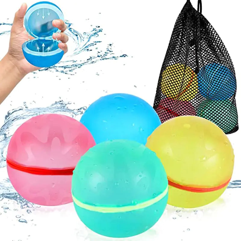 Reusable Water Bomb Splash Balls Water Balloons