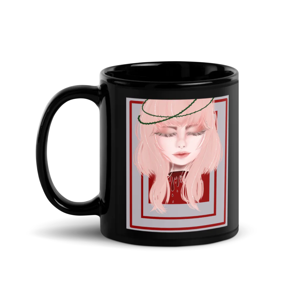 Glossy Black Mug