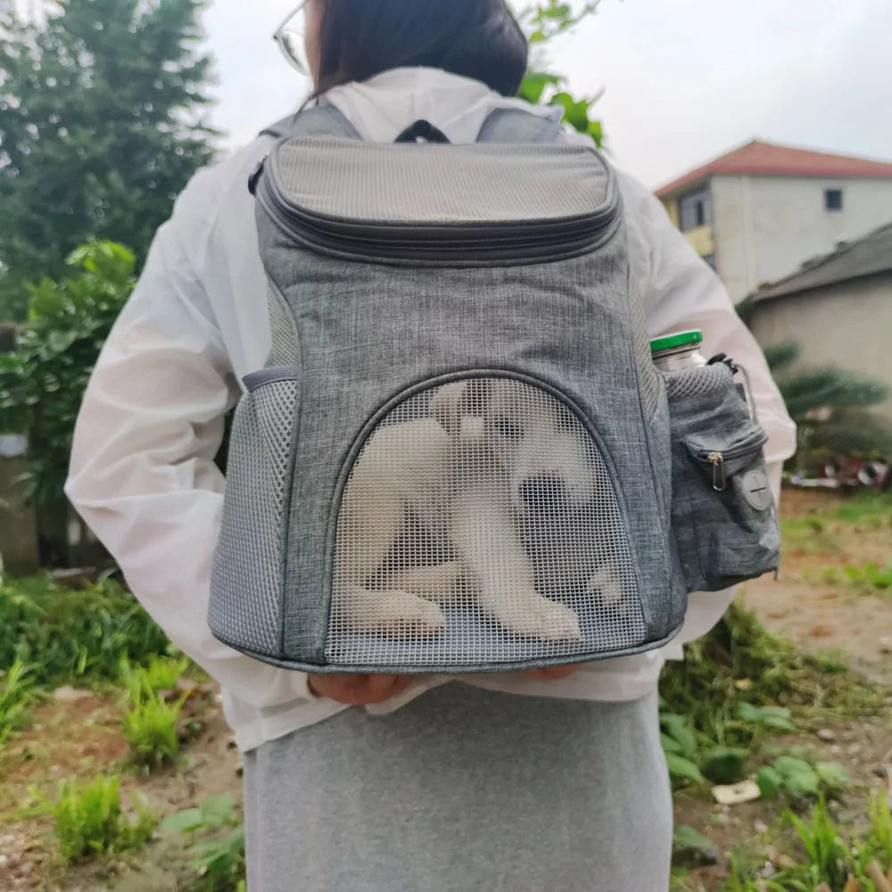 Portable Mesh Dog Bag