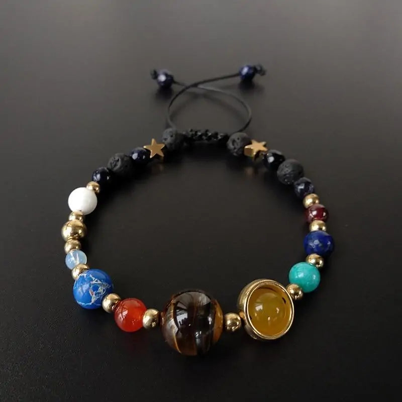 Planets Natural Stone Bracelet