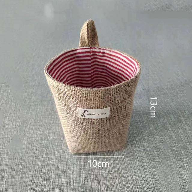 Cotton Linen Storage Basket