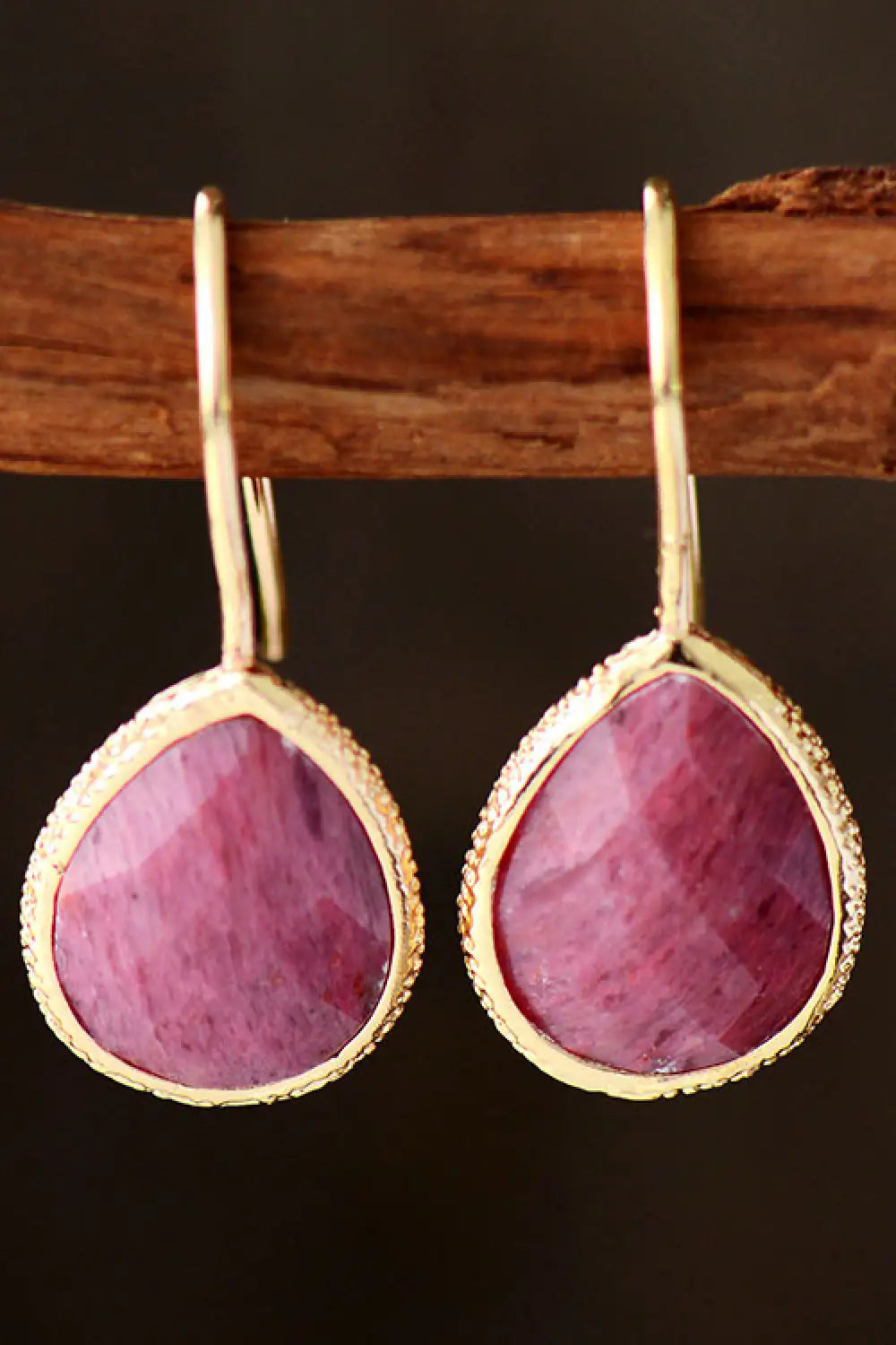 Artisan Stone Drop Earrings