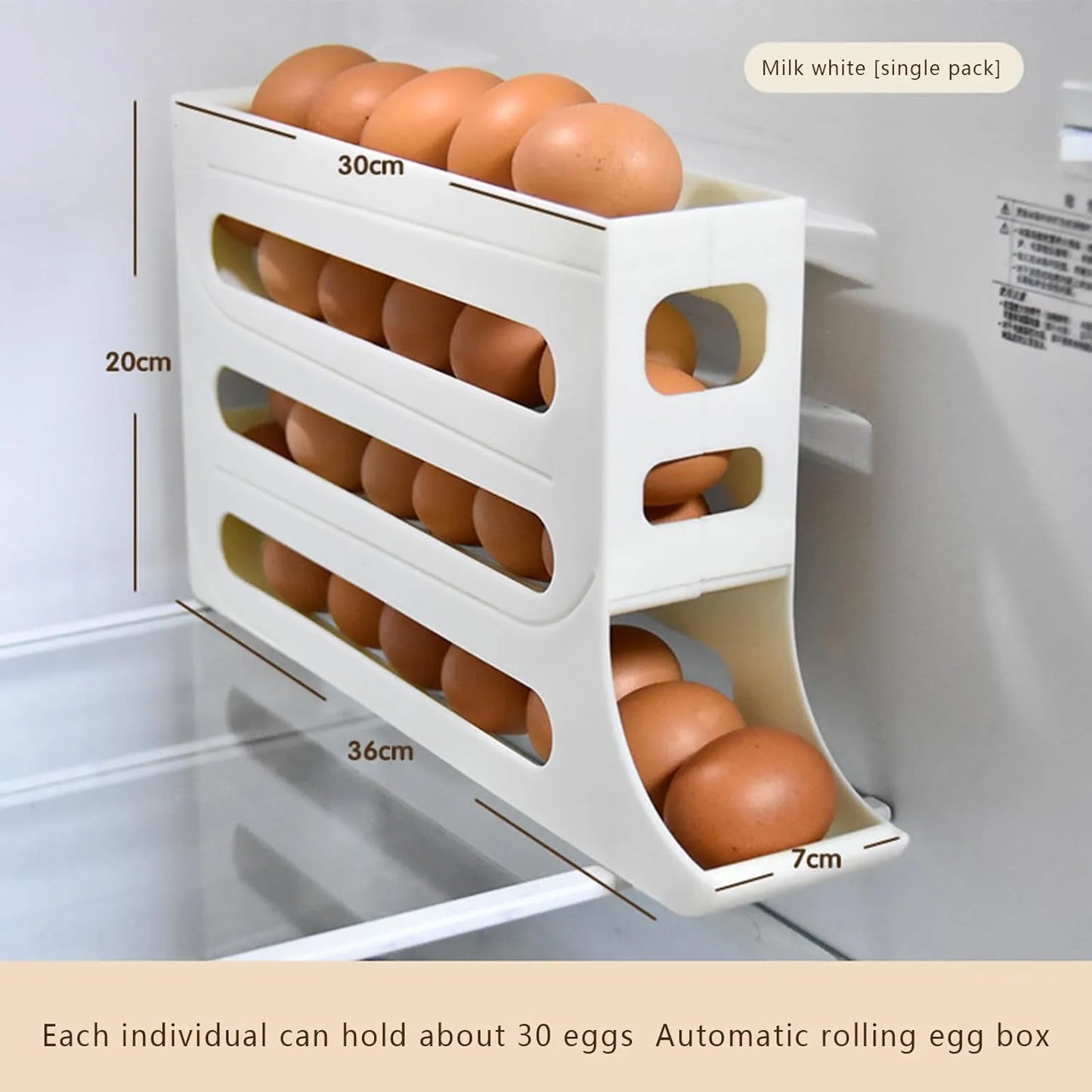 4 Tiers Egg Holder for Fridge